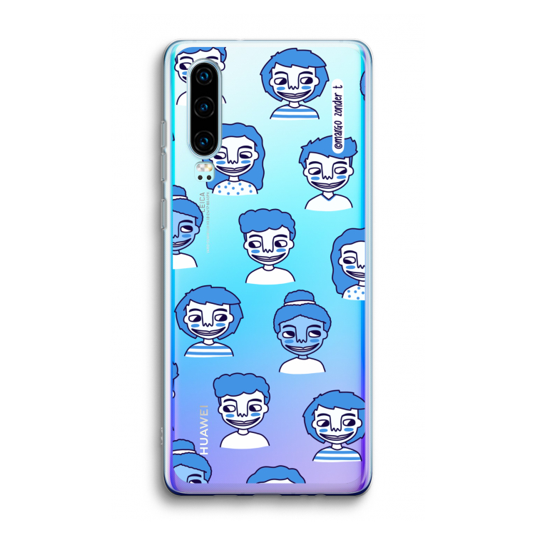 Gezichtjes: Huawei P30 Transparant Hoesje