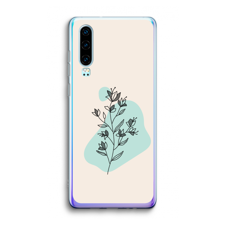 Violets are blue: Huawei P30 Transparant Hoesje