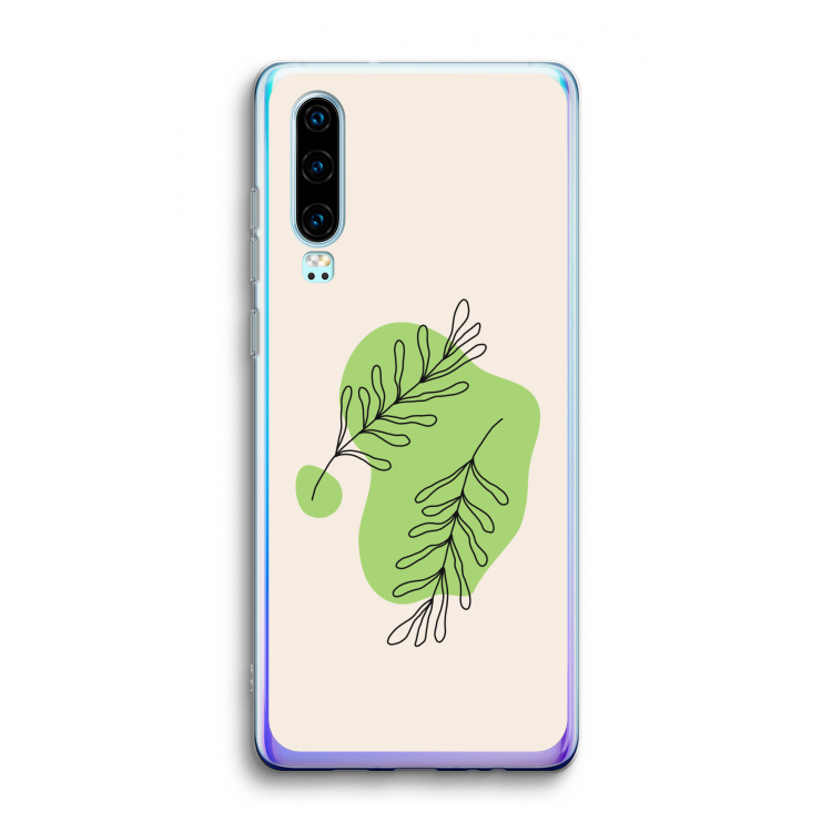 Beleaf in you: Huawei P30 Transparant Hoesje