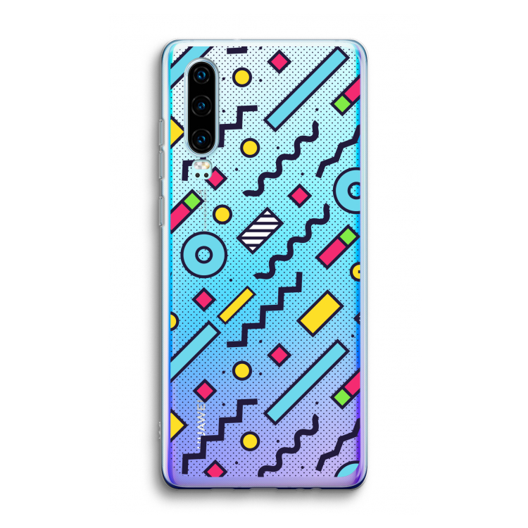 8-bit N°8: Huawei P30 Transparant Hoesje