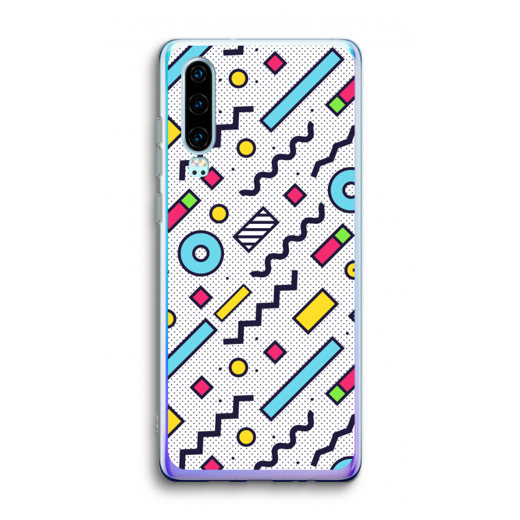 8-bit N°8: Huawei P30 Transparant Hoesje