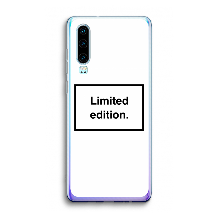 Limited edition: Huawei P30 Transparant Hoesje