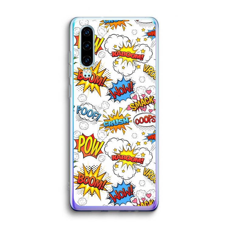 Pow Smack: Huawei P30 Transparant Hoesje