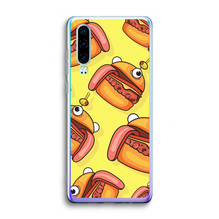 Hamburger: Huawei P30 Transparant Hoesje