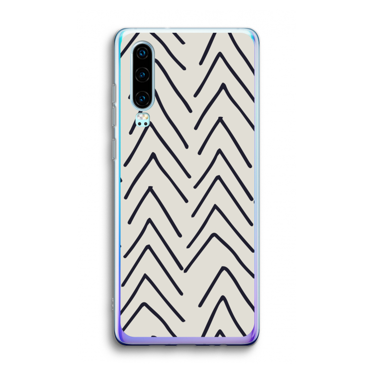 Marrakech Arrows: Huawei P30 Transparant Hoesje