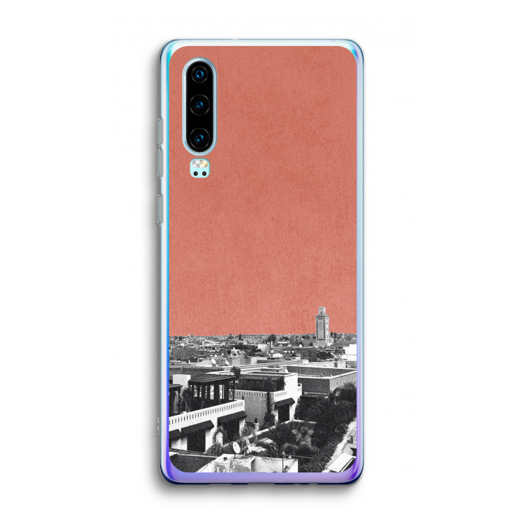 Marrakech Skyline : Huawei P30 Transparant Hoesje