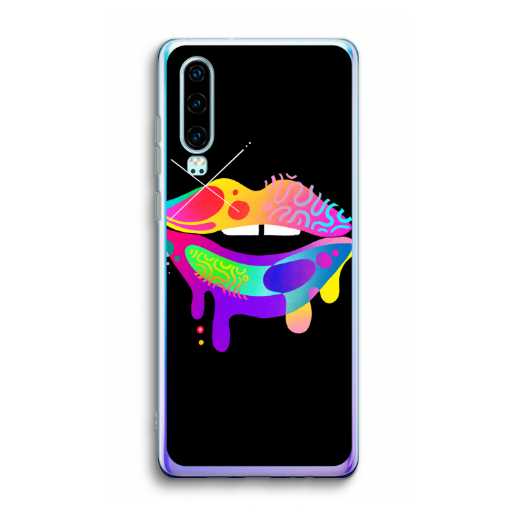 Lip Palette: Huawei P30 Transparant Hoesje
