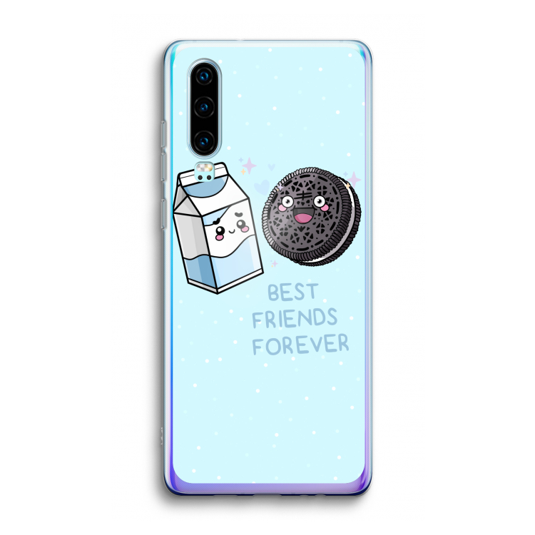 Best Friend Forever: Huawei P30 Transparant Hoesje