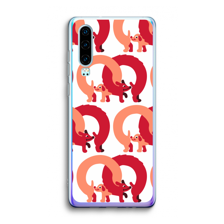 Dogs: Huawei P30 Transparant Hoesje
