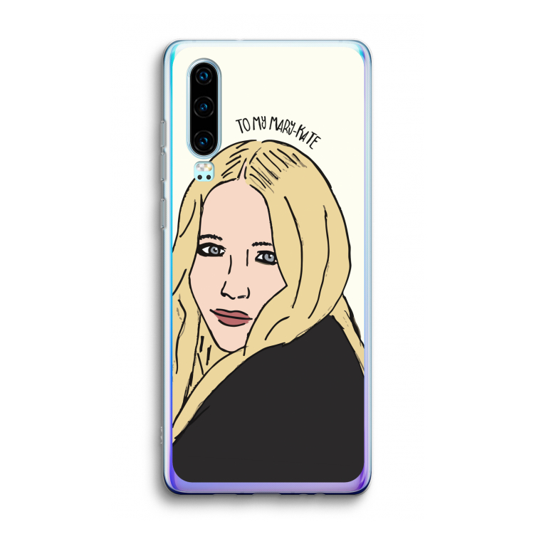 Mary Kate: Huawei P30 Transparant Hoesje