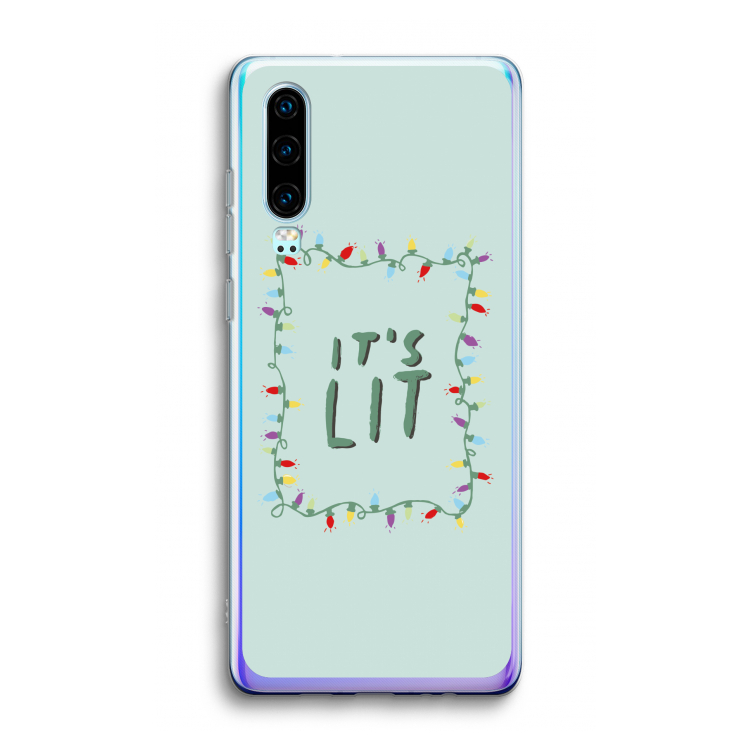 It's Lit: Huawei P30 Transparant Hoesje
