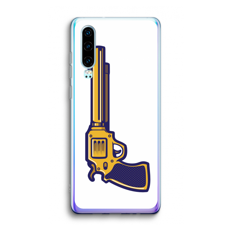 Pew Pew Pew: Huawei P30 Transparant Hoesje