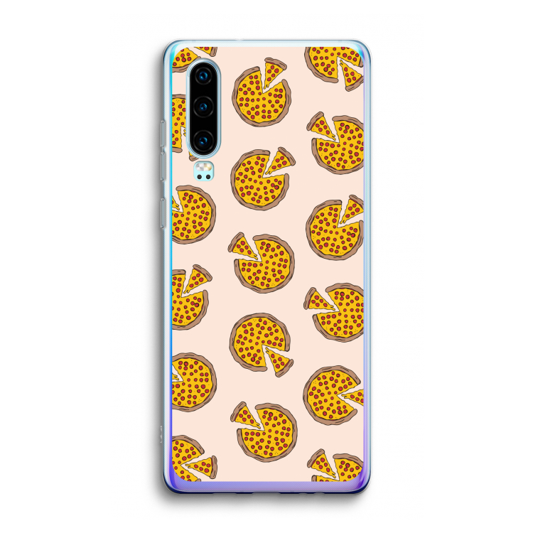 You Had Me At Pizza: Huawei P30 Transparant Hoesje