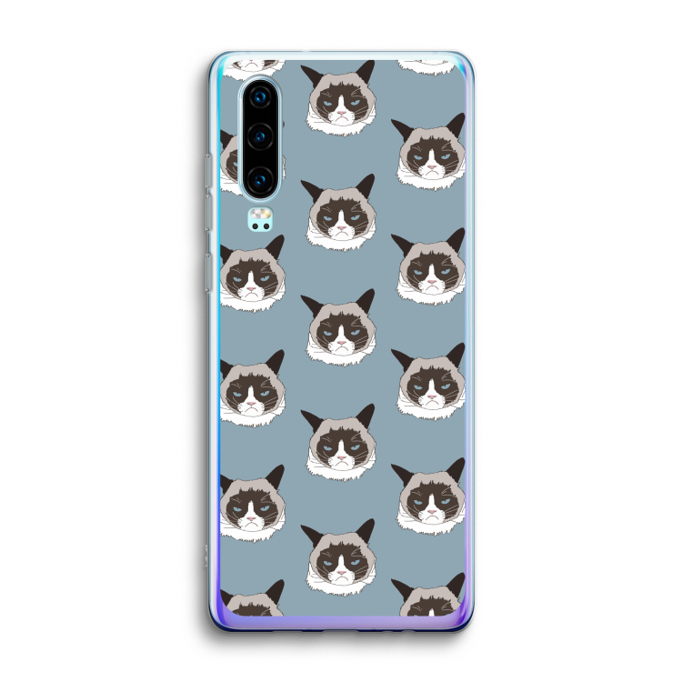 It's a Purrr Case: Huawei P30 Transparant Hoesje