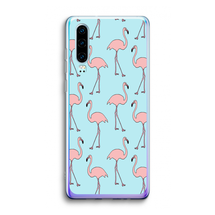Anything Flamingoes: Huawei P30 Transparant Hoesje