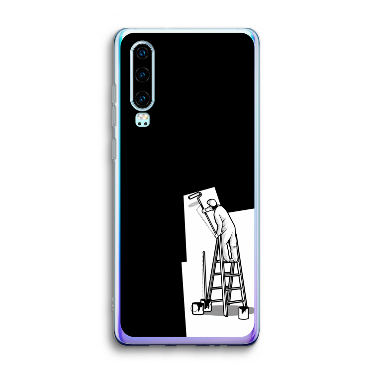 Musketon Painter: Huawei P30 Transparant Hoesje
