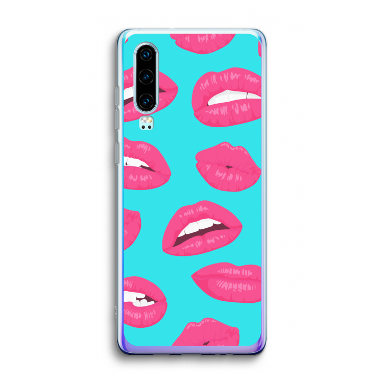 Bite my lip: Huawei P30 Transparant Hoesje