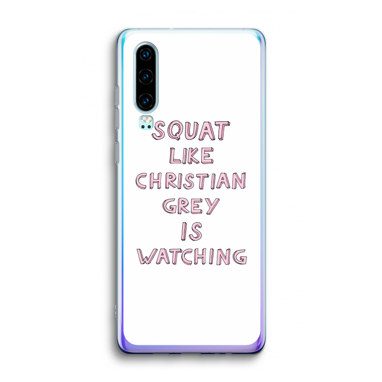 Christian Grey: Huawei P30 Transparant Hoesje