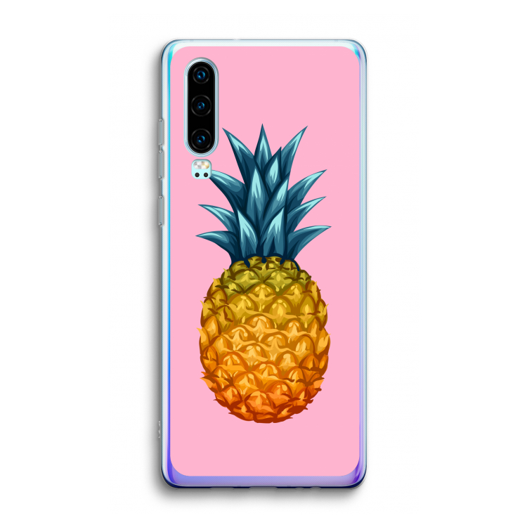 Grote ananas: Huawei P30 Transparant Hoesje