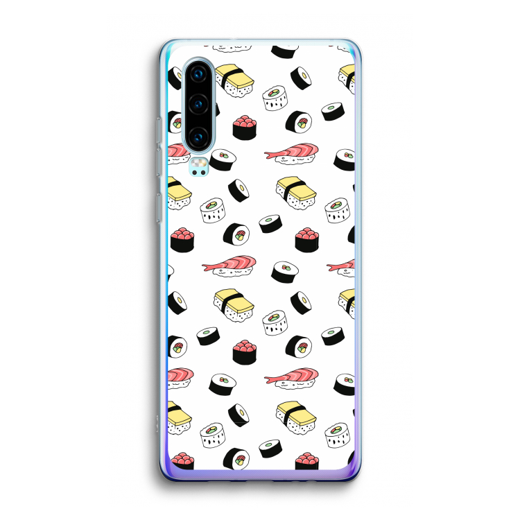 Sushi time: Huawei P30 Transparant Hoesje