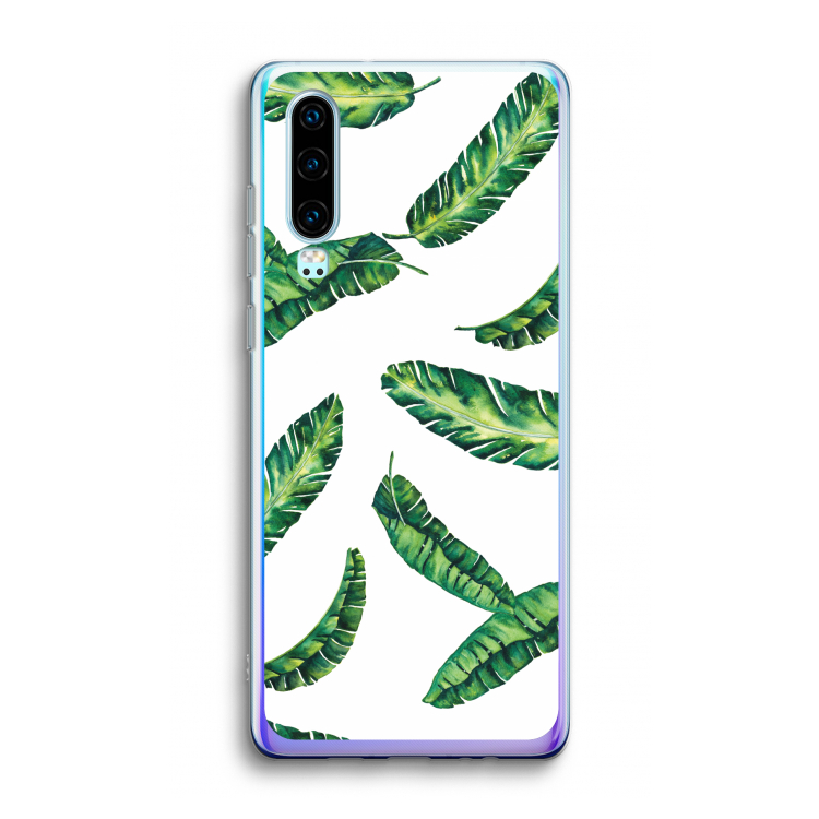 Lange bladeren: Huawei P30 Transparant Hoesje