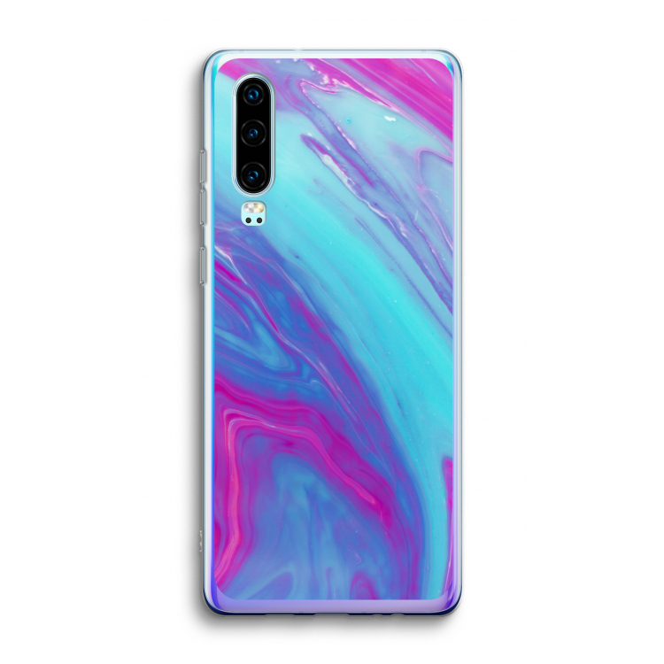 Zweverige regenboog: Huawei P30 Transparant Hoesje
