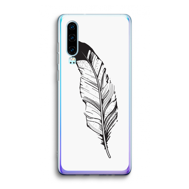 Pluim: Huawei P30 Transparant Hoesje
