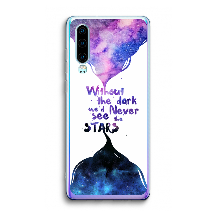 Stars quote: Huawei P30 Transparant Hoesje