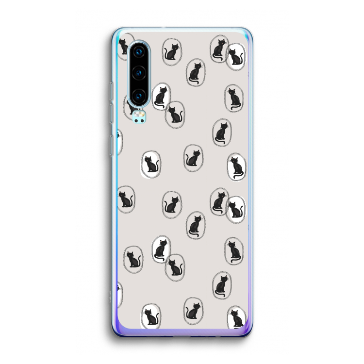 Miauw: Huawei P30 Transparant Hoesje
