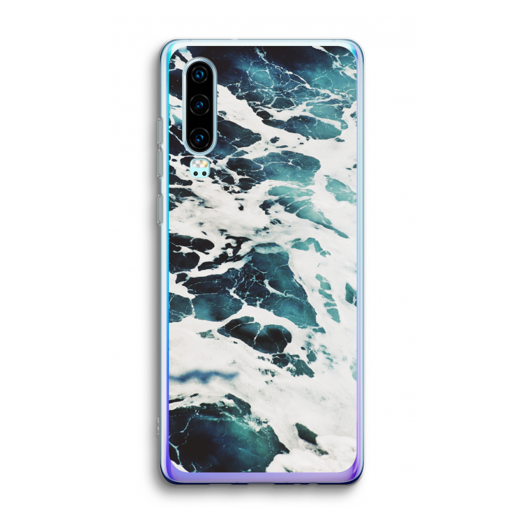Golven: Huawei P30 Transparant Hoesje