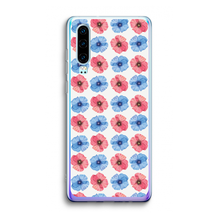 Klaproosjes: Huawei P30 Transparant Hoesje