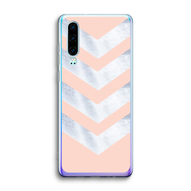 Marmeren pijlen: Huawei P30 Transparant Hoesje