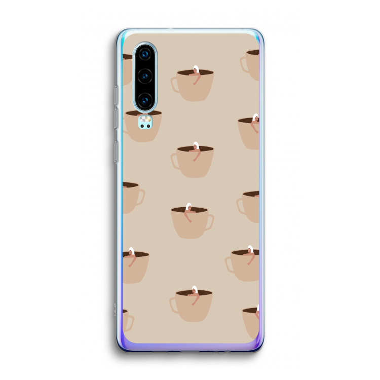 Morning coffee: Huawei P30 Transparant Hoesje