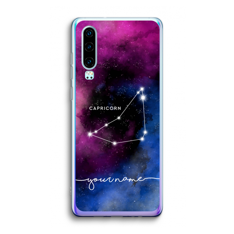 Sterrenbeeld - Donker: Huawei P30 Transparant Hoesje