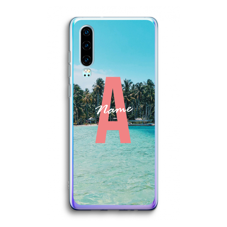 Pacific Dream: Huawei P30 Transparant Hoesje