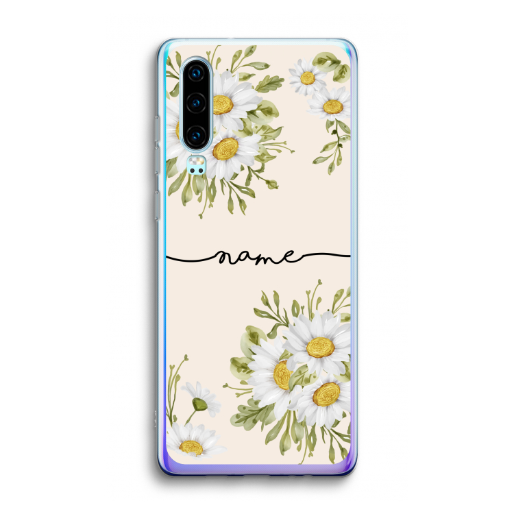 Daisies: Huawei P30 Transparant Hoesje