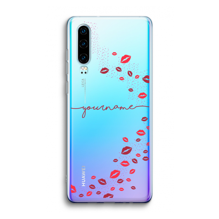 Kusjes: Huawei P30 Transparant Hoesje