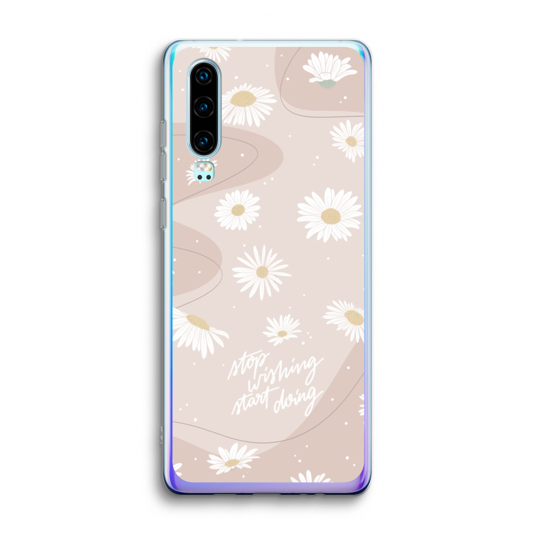 Daydreaming becomes reality: Huawei P30 Transparant Hoesje