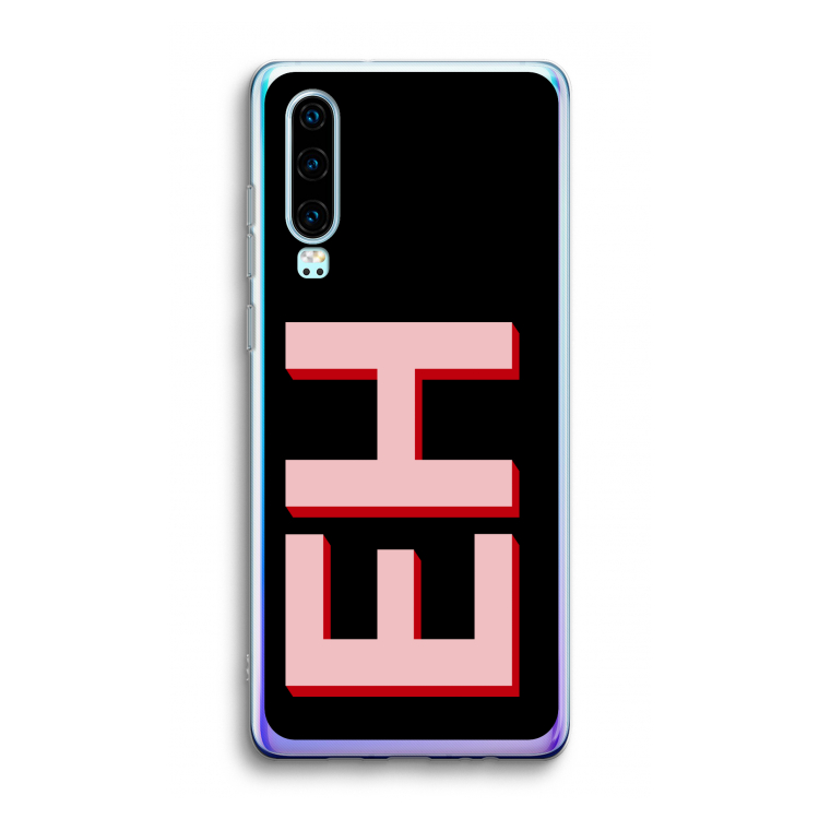 Monogram: Huawei P30 Transparant Hoesje