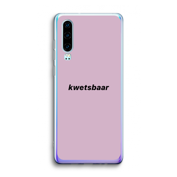 kwetsbaar: Huawei P30 Transparant Hoesje