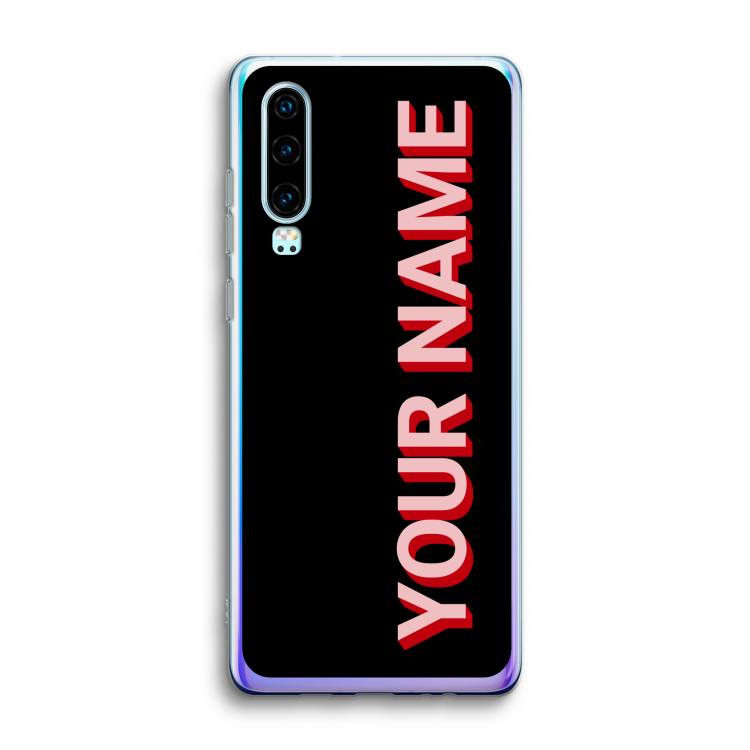 Namecase: Huawei P30 Transparant Hoesje