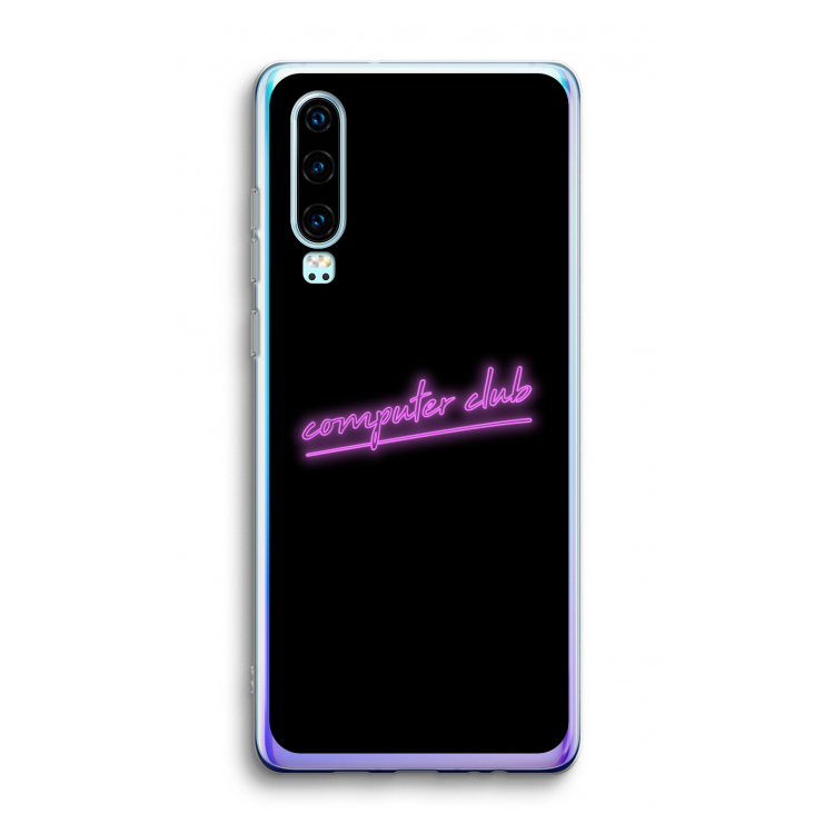 Vice Black: Huawei P30 Transparant Hoesje
