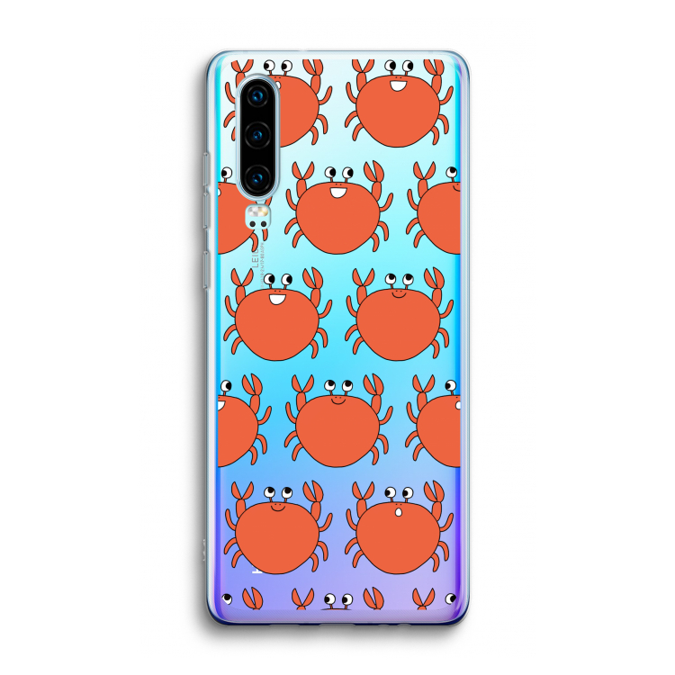 Krab: Huawei P30 Transparant Hoesje