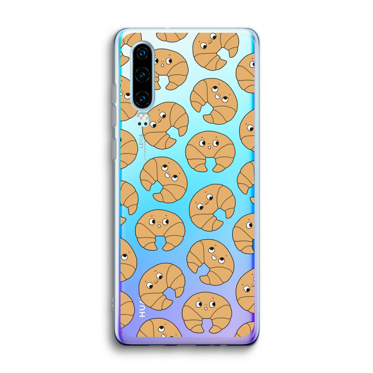 Croissant: Huawei P30 Transparant Hoesje