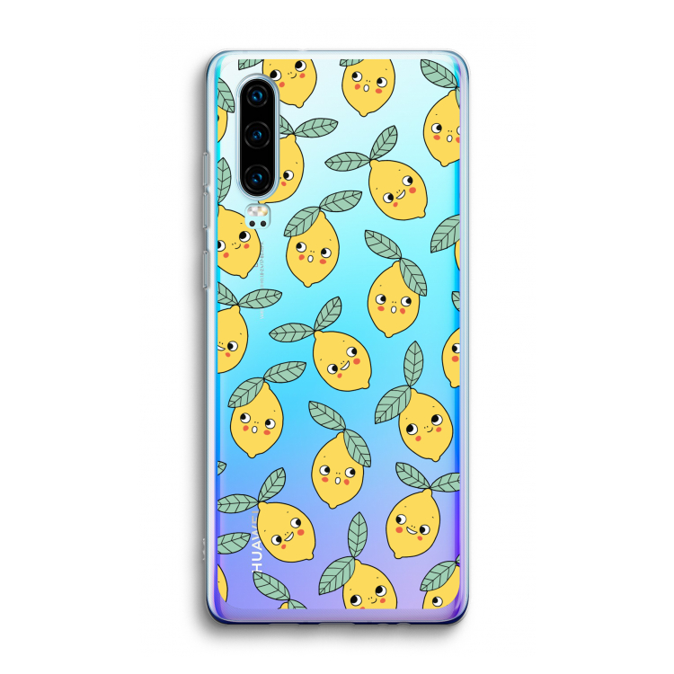 Citroenen: Huawei P30 Transparant Hoesje