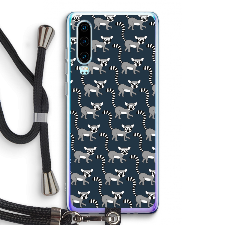 Makis: Huawei P30 Transparant Hoesje met koord