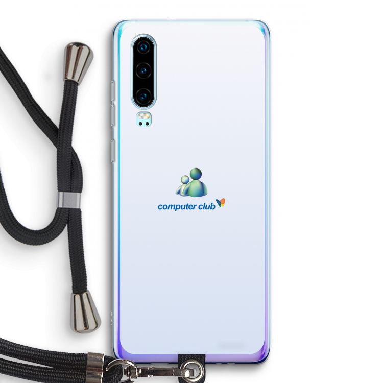 MSN: Huawei P30 Transparant Hoesje met koord