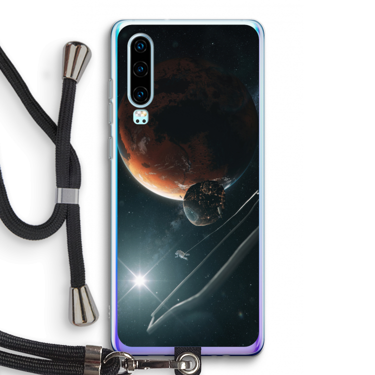 Mars Renaissance: Huawei P30 Transparant Hoesje met koord