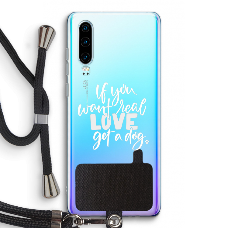 Partner in crime: Huawei P30 Transparant Hoesje met koord