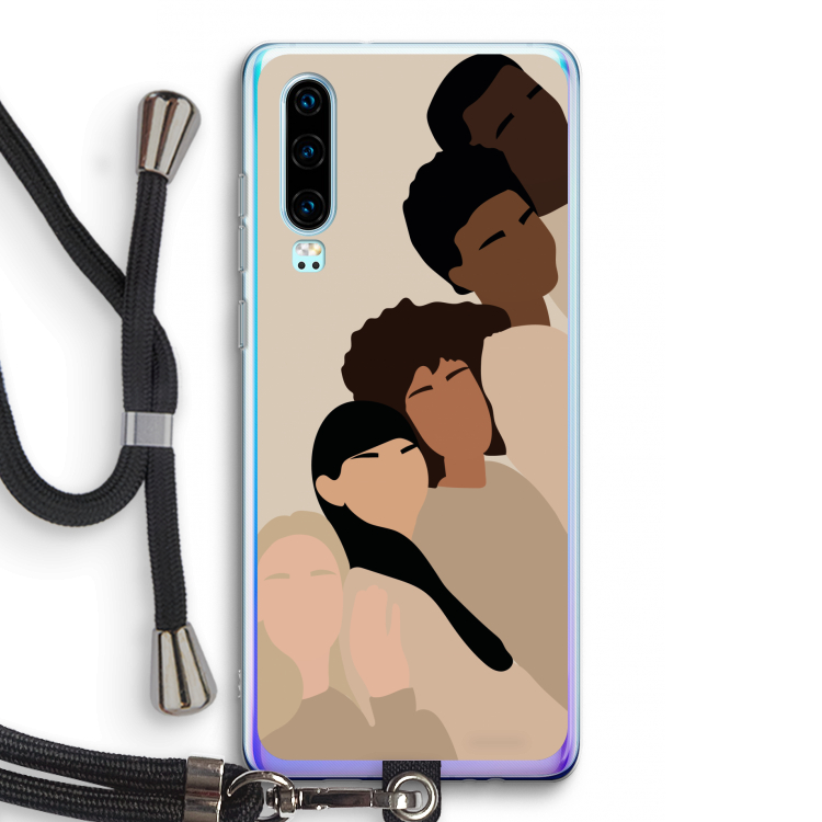 Sweet creatures: Huawei P30 Transparant Hoesje met koord